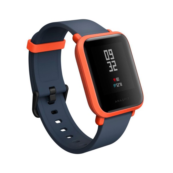 Xiaomi amazfit bip rojo smartwatch 1.28'' wifi gps bluetooth pulsómetro notificaciones inteligentes