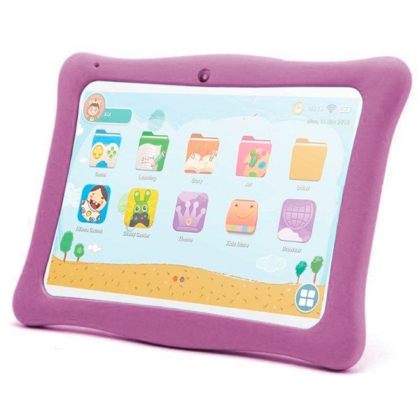 Innjoo kids tab blanca tablet wifi 10'' ips protector rosa tft quadcore 16gb 1gb ram cam 2mp selfies 0.3mp