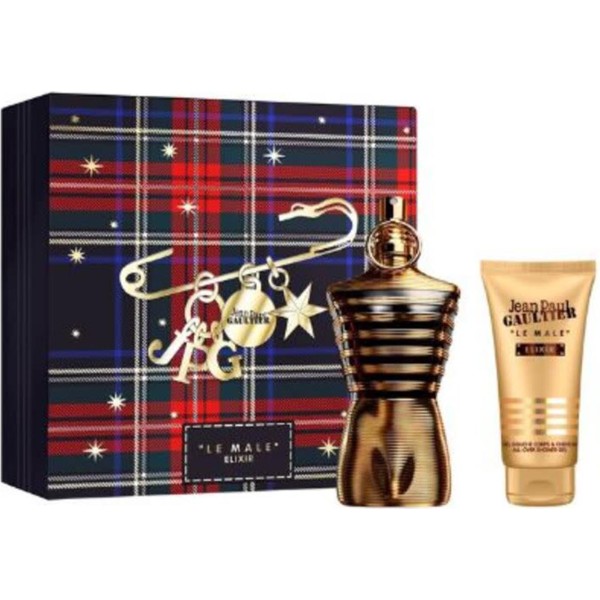 Jean paul gaultier le male elixir eau de parfum 125ml vaporizador + gel de baño 75ml